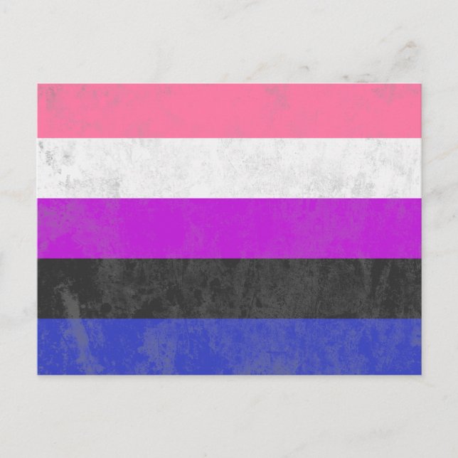 Genderfluid Postcard (Front)