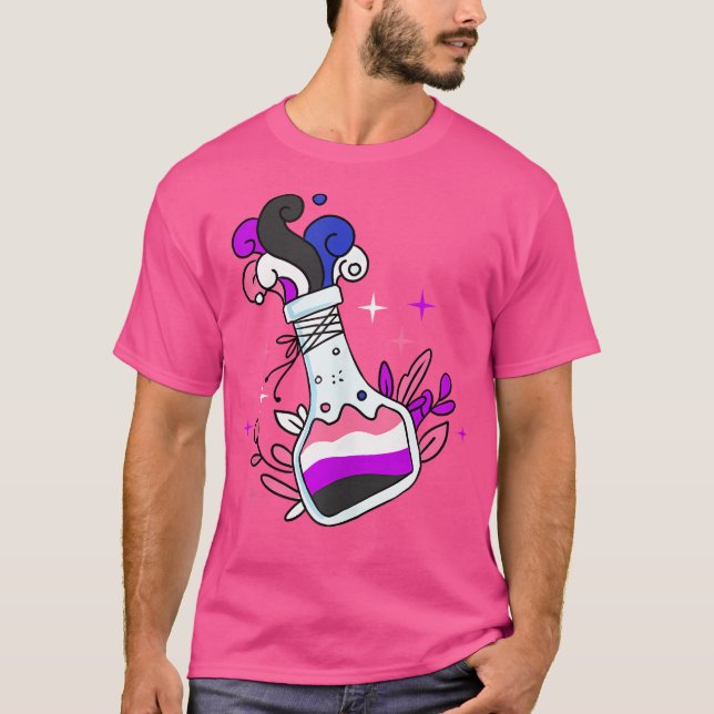 Genderfluid Potion Genderfluid Pride T-Shirt (Front)