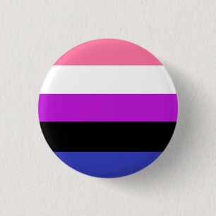 Genderfluid Pride Flag Badge