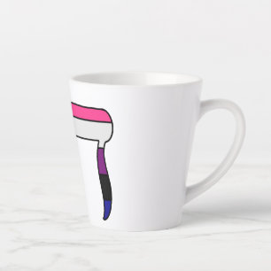 Genderfluid Pride Flag Chai Latte Mug