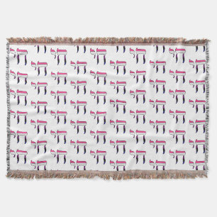 Genderfluid Pride Flag Chai Throw Blanket