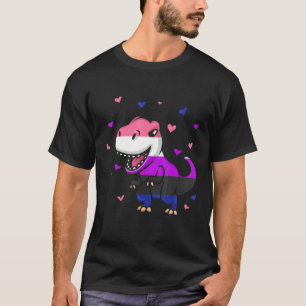 Genderfluid Pride Flag Dinosaur Genderfluid Flag T-Shirt