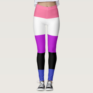 Genderfluid Pride Flag Leggings
