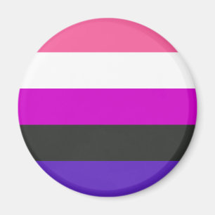 Genderfluid Pride Flag Magnet