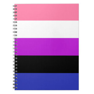 Genderfluid Pride Flag Notebook