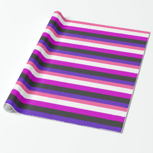 GENDERFLUID PRIDE FLAG WRAPPING PAPER