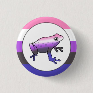 Genderfluid Pride Frog Pin