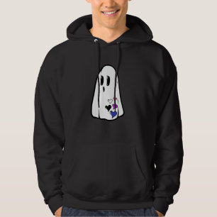 Genderfluid Pride Ghost Hoodie