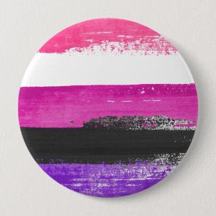 Genderfluid Pride Paint 10 Cm Round Badge