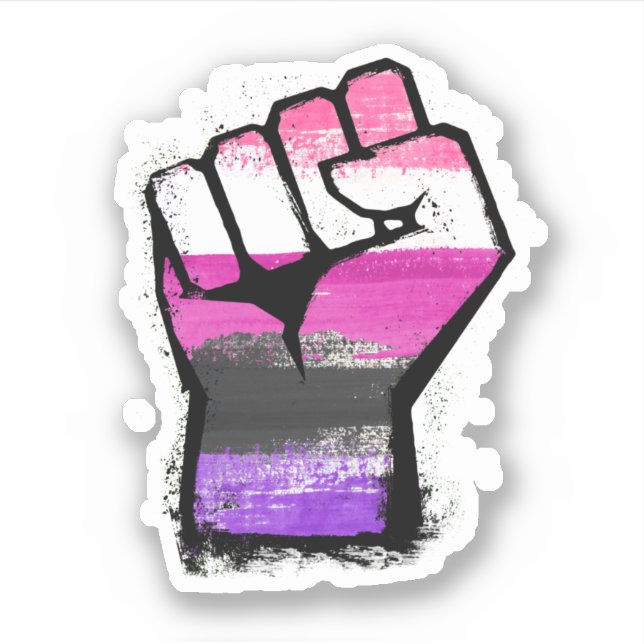 Genderfluid Protest Fist (Front)