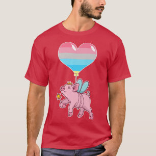 Genderflux Pig Fairy - Nonbinary Gender Premium  T-Shirt