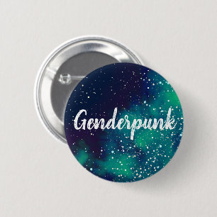 Genderpunk Customizable Galaxy Identity 6 Cm Round Badge