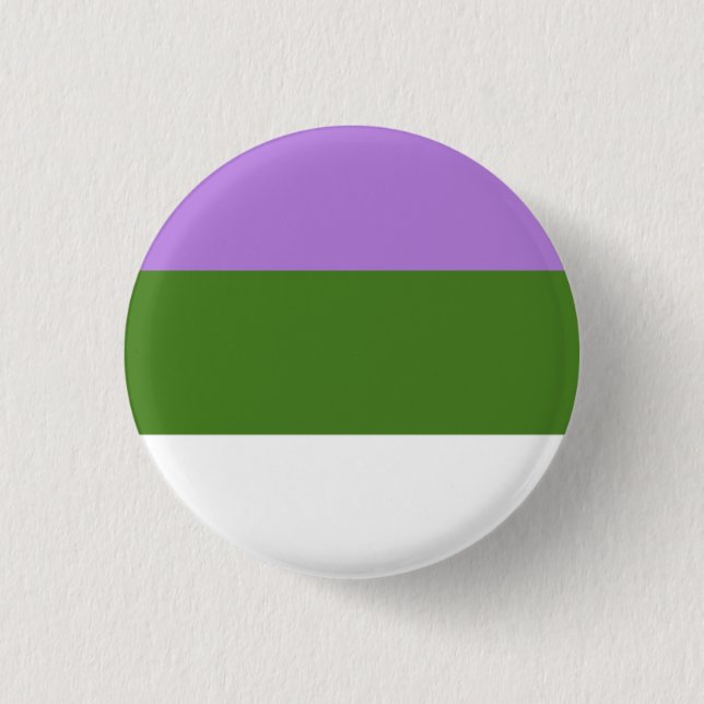 Genderqueer Flag Button (Front)