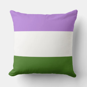 Genderqueer Flag Cushion