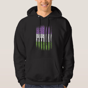 Genderqueer Flag Pride Lgbtq Usa Pride Flag Hoodie