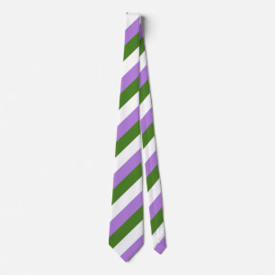 Genderqueer flag tie