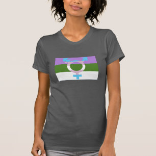 Genderqueer Flag Trans Symbol T-Shirt