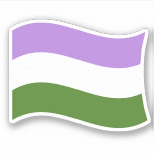 GENDERQUEER FLAG WAVING