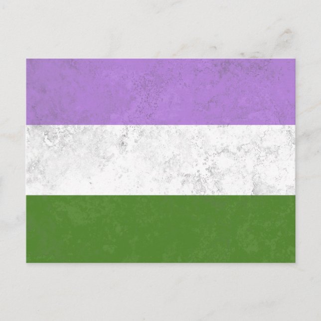 Genderqueer Holiday Postcard (Front)