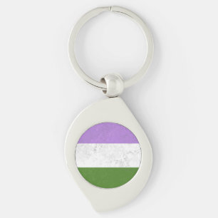 Genderqueer Key Ring