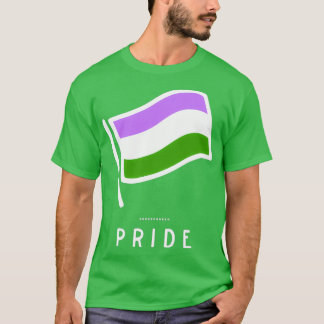 Genderqueer LGBT Rainbow Flag Pride 2019 Parade Gi T-Shirt