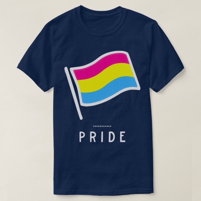 Genderqueer LGBT Rainbow Flag Pride 2019 Parade Gi T-Shirt (Design Front)