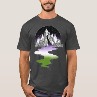 Genderqueer Mountain River T-Shirt