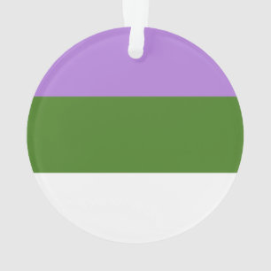 GENDERQUEER PRIDE 2014 PRIDE.png Ornament