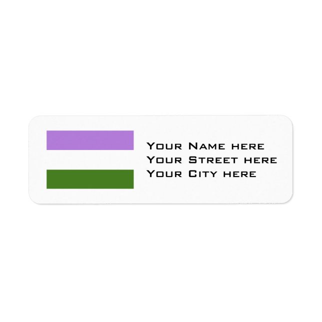 Genderqueer Pride Flag (Front)