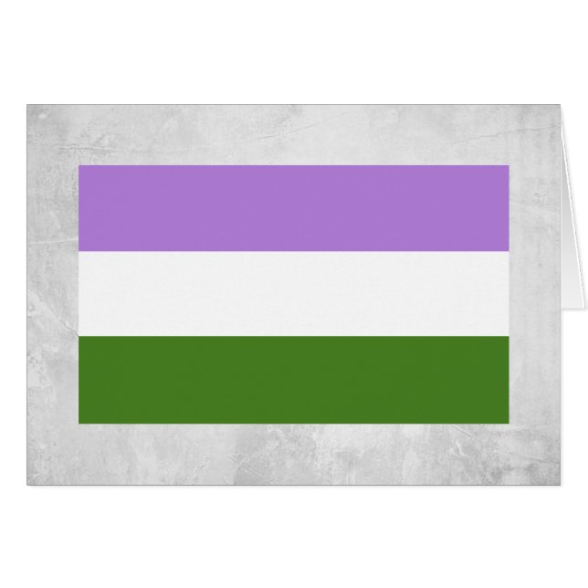 Genderqueer Pride Flag (Front Horizontal)