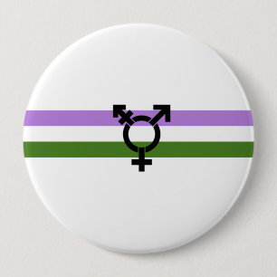 Genderqueer Pride Flag 10 Cm Round Badge