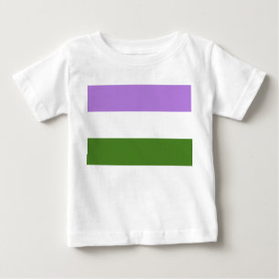 Genderqueer Pride Flag Baby T-Shirt