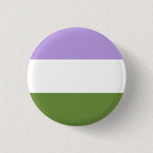 Genderqueer Pride Flag Badge
