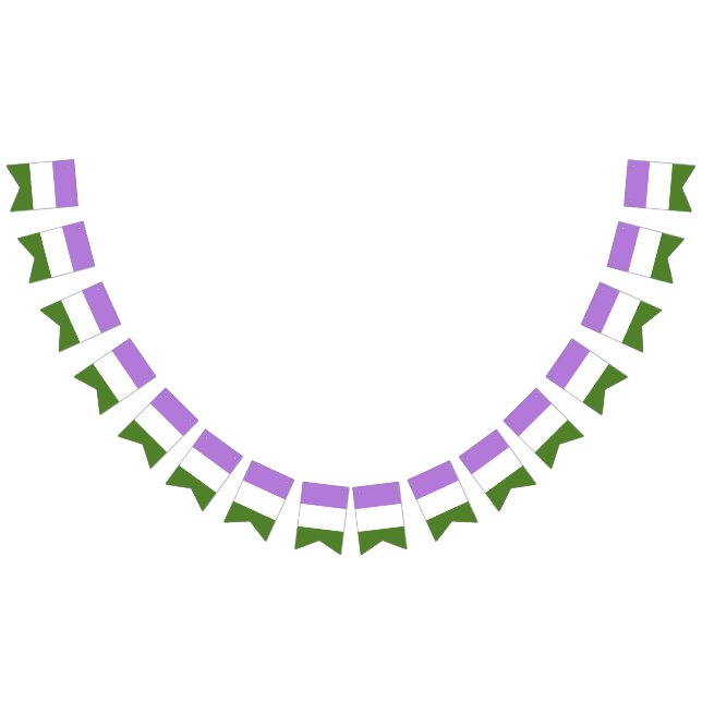 Genderqueer pride flag banner (All)