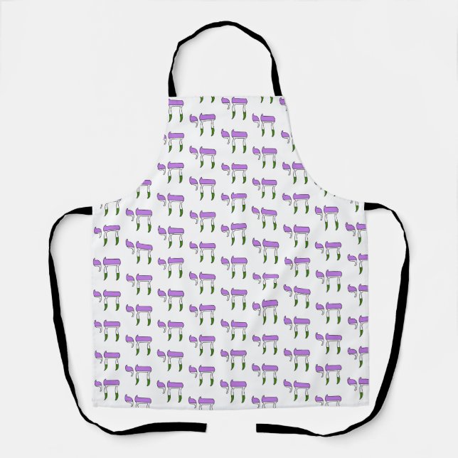 Genderqueer Pride Flag Chai  Apron (Front)