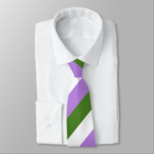 Genderqueer Pride Flag Colours LGBT Tie