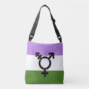 Genderqueer Pride Flag Crossbody Bag