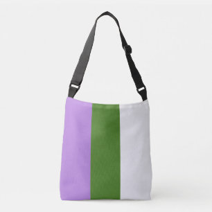Genderqueer Pride Flag Crossbody Bag