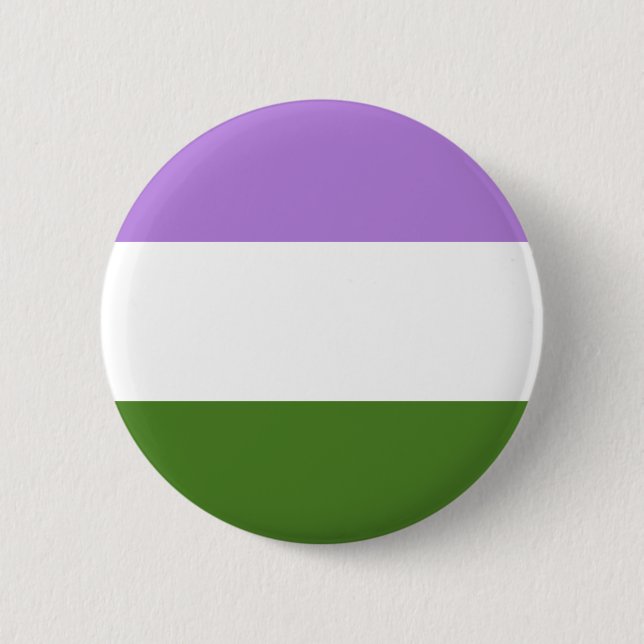 Genderqueer Pride Flag LGBT Pride 6 Cm Round Badge (Front)