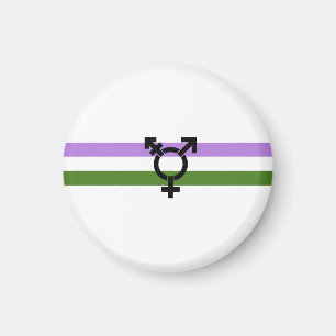 Genderqueer Pride Flag Magnet