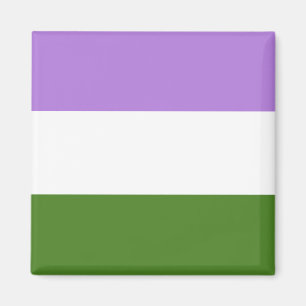 Genderqueer Pride Flag  Magnet