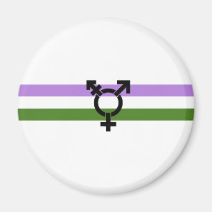 Genderqueer Pride Flag Magnet
