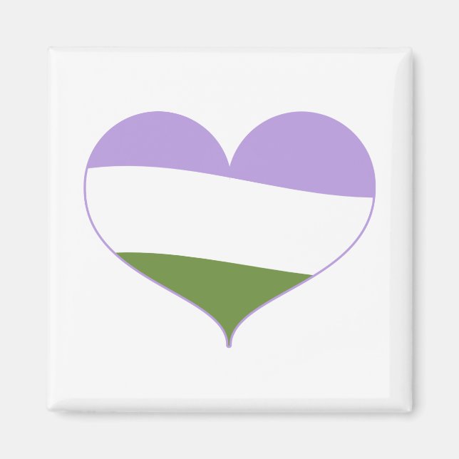 Genderqueer Pride Magnet (Front)