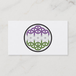 genderQueer sacred geometry Business Card