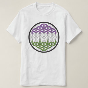 genderQueer sacred geometry T-Shirt