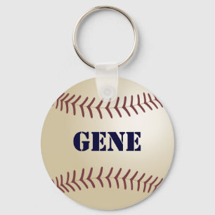 Gene Baseball Keychain by 369MyName