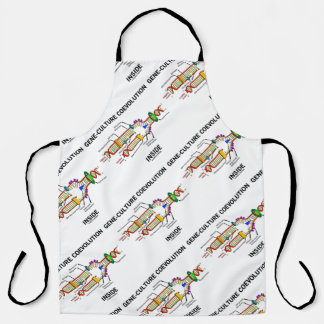 Gene-Culture Coevolution Inside DNA Replication Apron