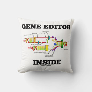 Gene Editor Inside DNA Replication Humour Cushion