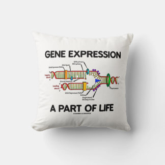 Gene Expression A Part Of Life (DNA Replication) Cushion