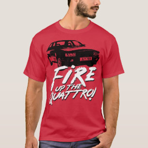 Gene Hunt Fire up the Quattro T-Shirt